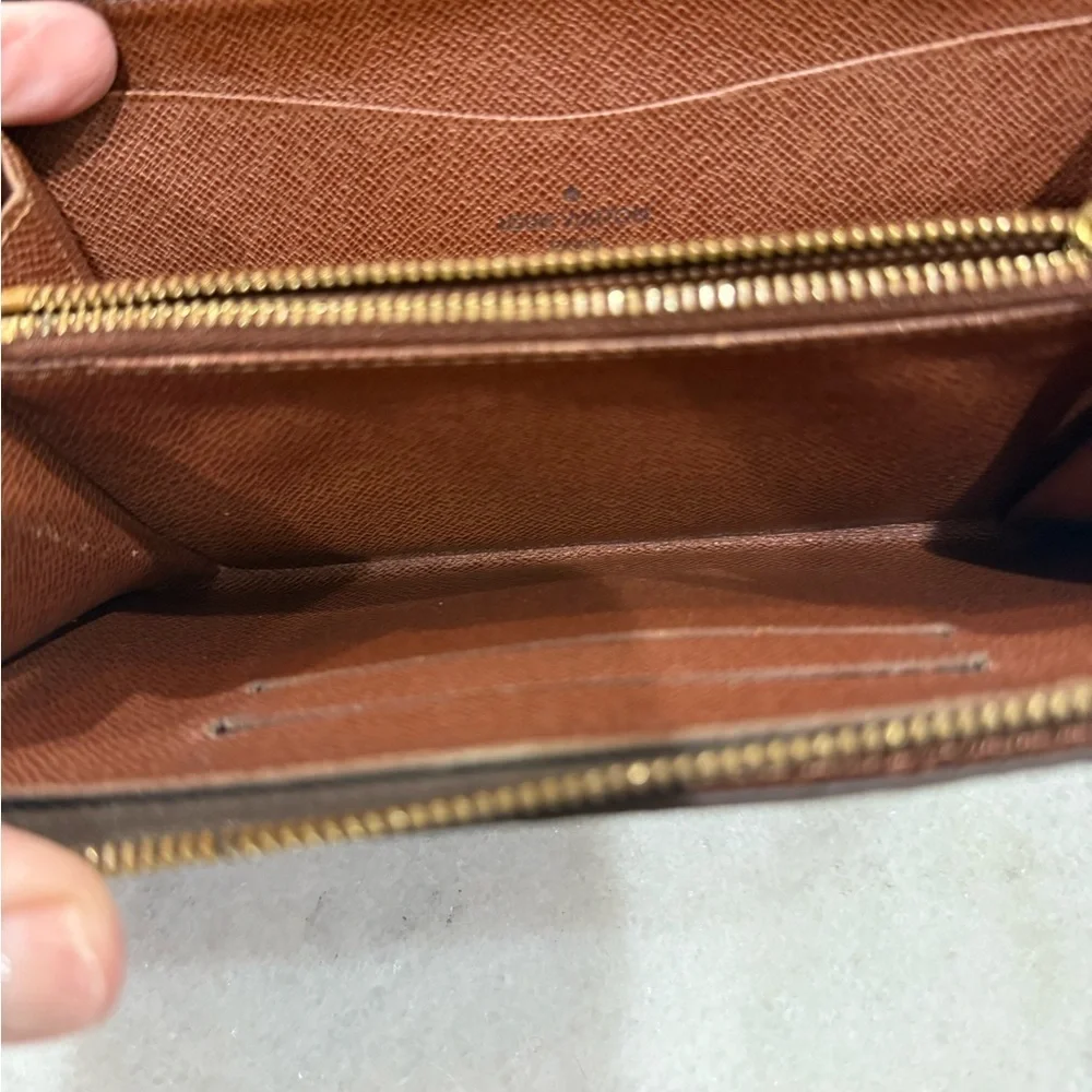 Louis Vuitton Monogram Canvas Panda Porte Monnaie Zip Wallet